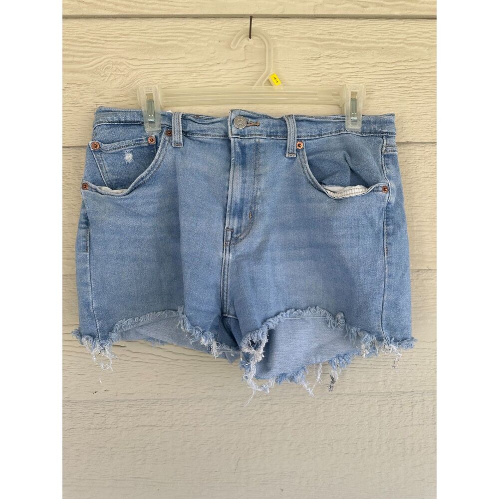 Levi's Women's High Rise Distressed Denim Cutoff Shorts 31